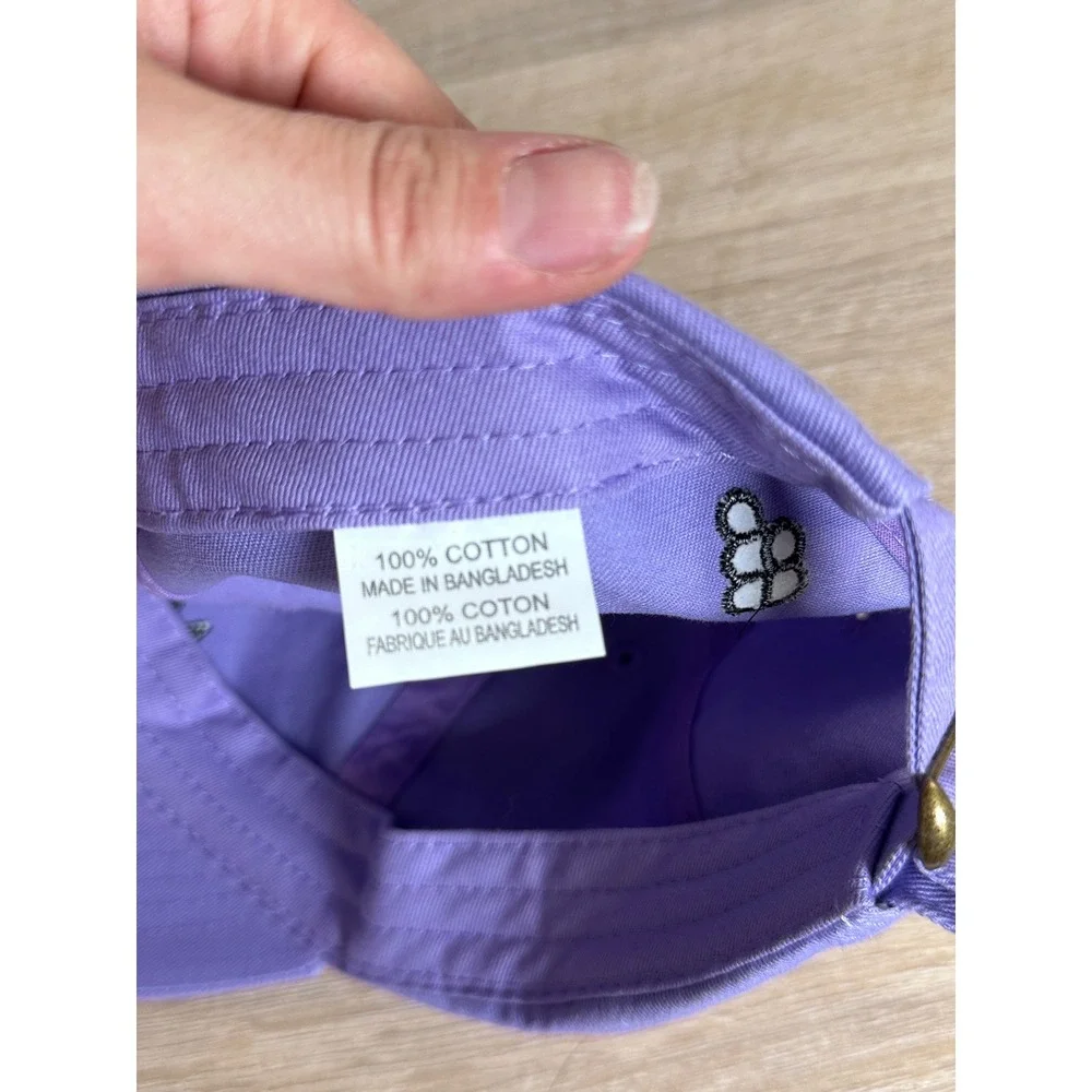 Maker Purple Cotton Baseball Cap Adjustable Dad Hat VC300 Lavender Embroidered